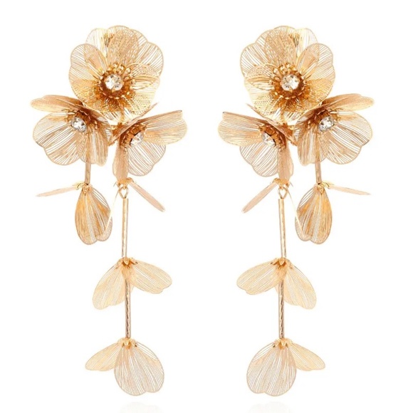 Zara Kate Middleton cascading floral earrings - Picture 7 of 8